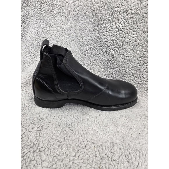 1982 WEINBRENNER Black Leather Safety Toe BILTRITE Sole Chelsea Boots Men\'s 7 EE main image 14